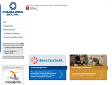 Tablet Screenshot of fundacion-social.com.co